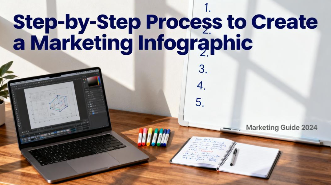 Steps to create marketing infographics