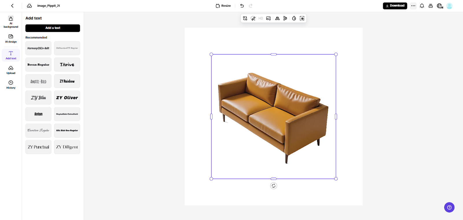Upscale and edit your images
