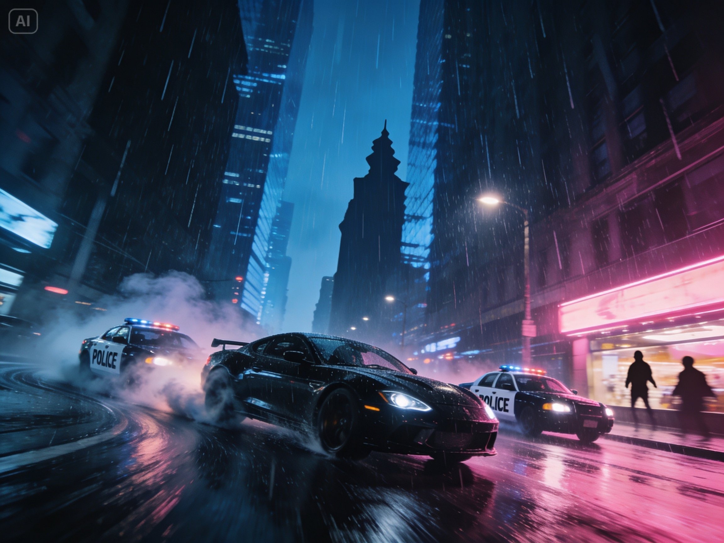 พร้อมสำหรับฉากไล่ล่าภาพยนตร์