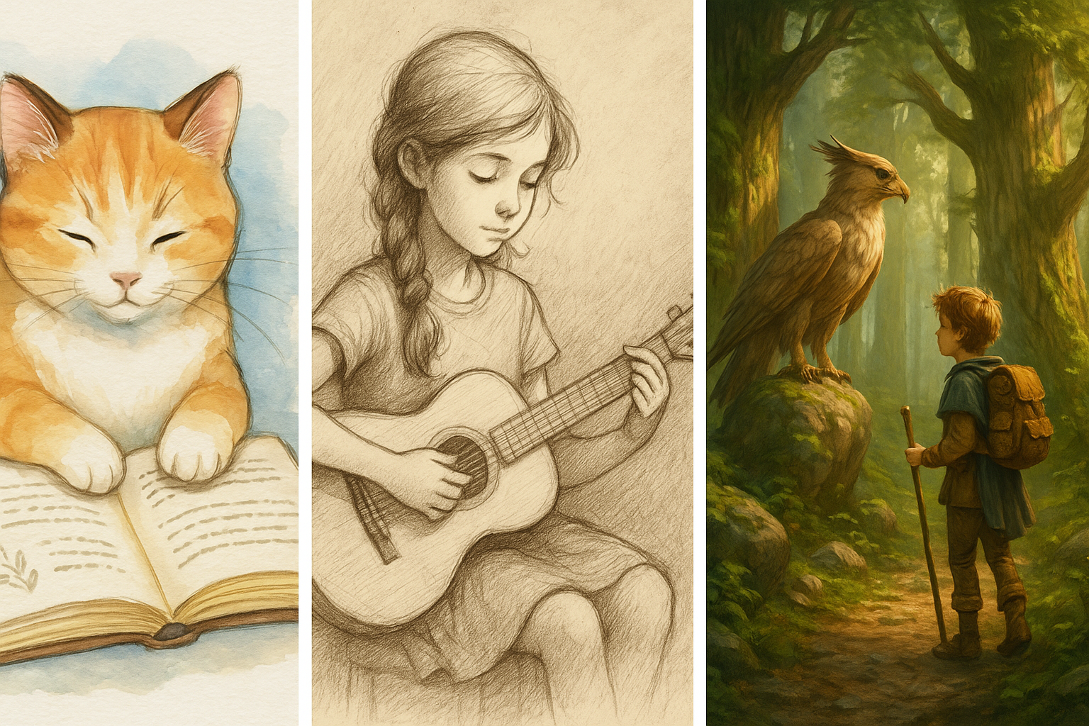 AI book illustrations