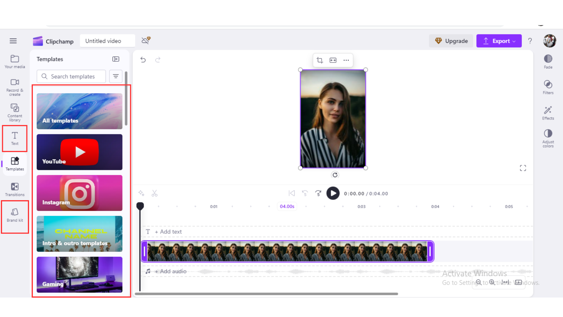 アップロードと編集