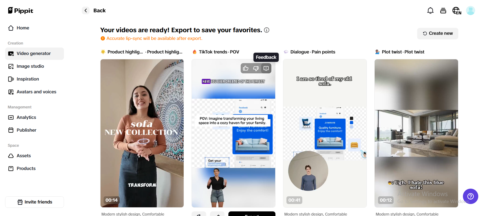 Deixe a IA criar e editar seu vídeo