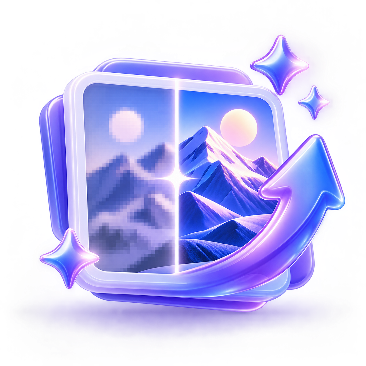 Original icon for 4K AI image enhancer