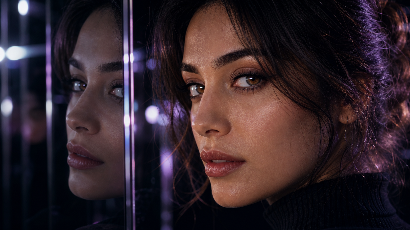 Mädchen Augen AI Foto Prompt