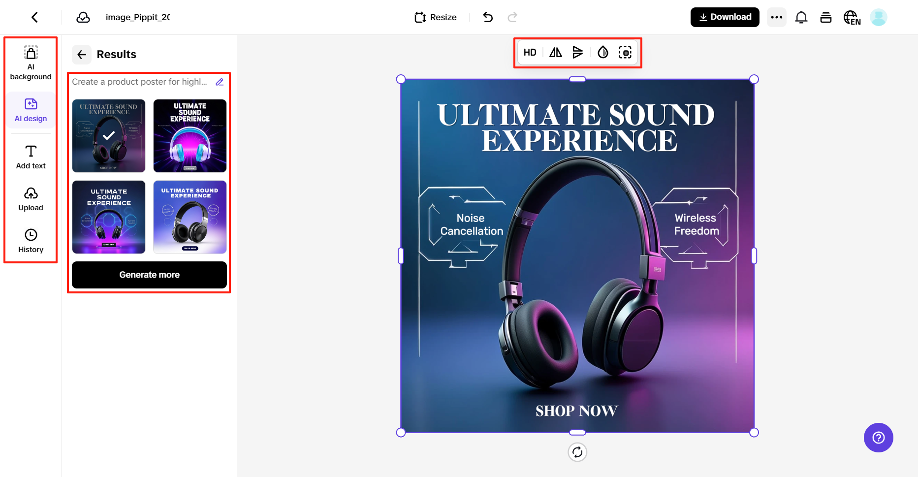 Customize your poster