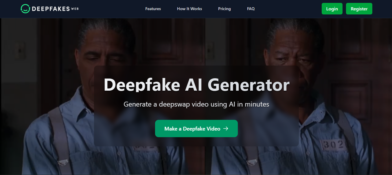 Site de deepfake com Inteligência Artificial: DeepFakes Web