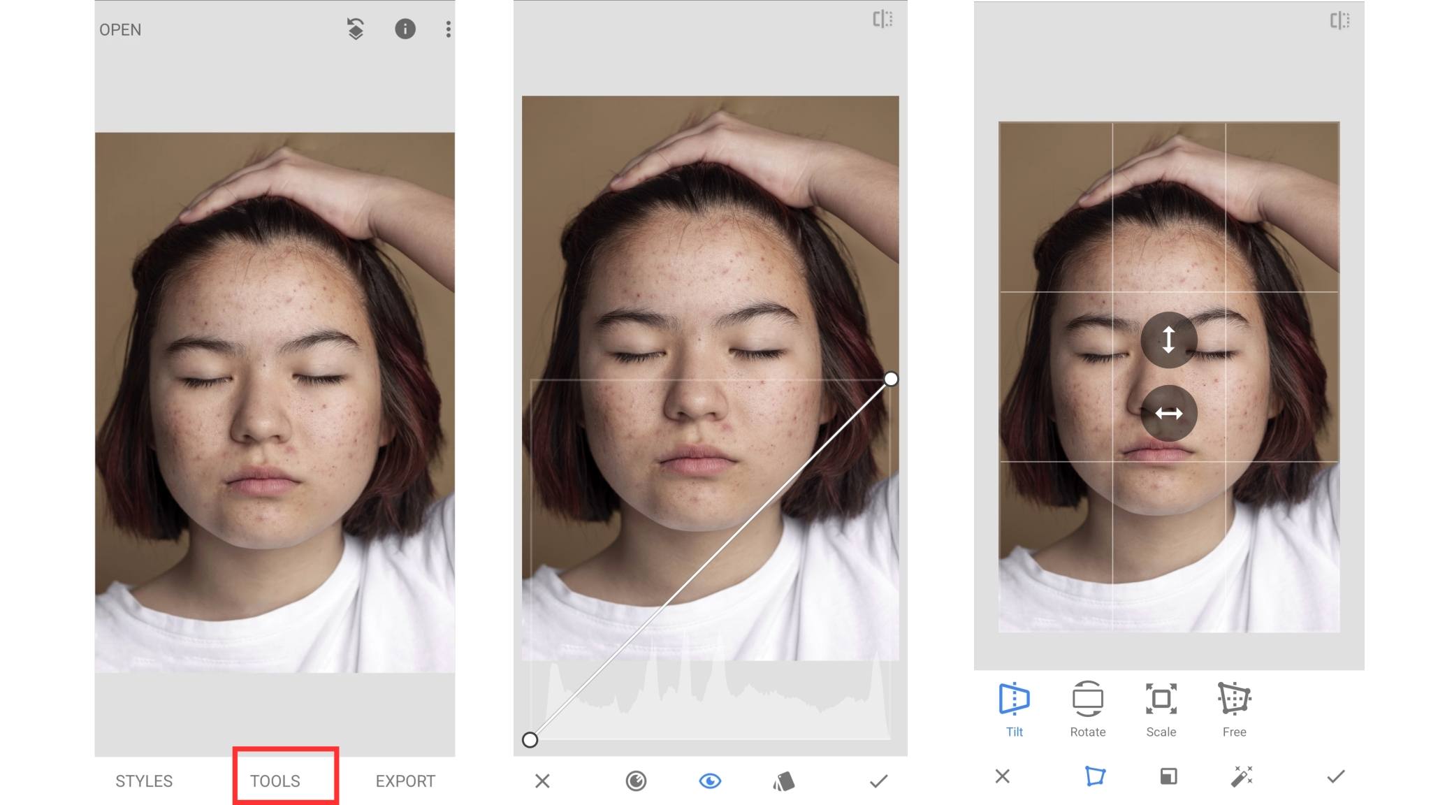 Snapseed - Profesyonel düzenleme araçlarını kullanın