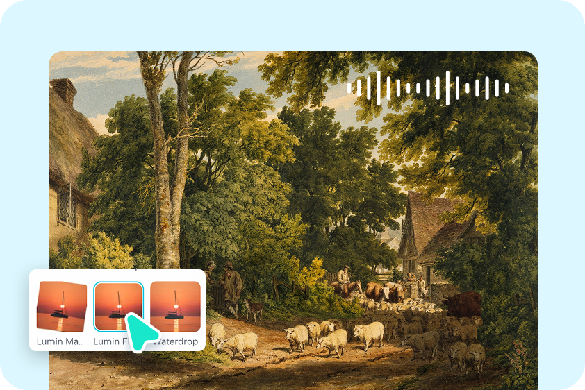 اعرض الأعمال الفنية في فيديو ديناميكي