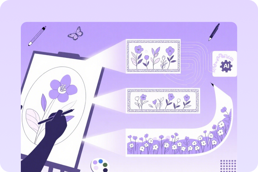 thiết kế minh họa bằng AI