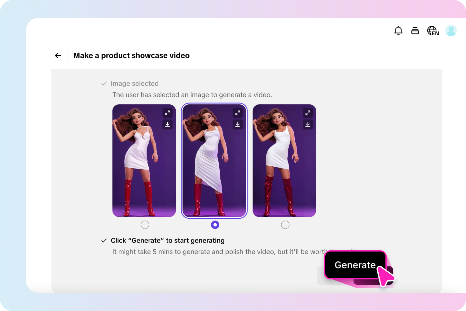 Choose your preferred style for the jewelry showcase