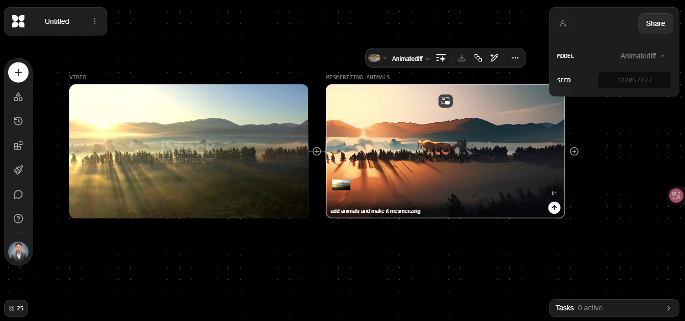Video generado a partir de video