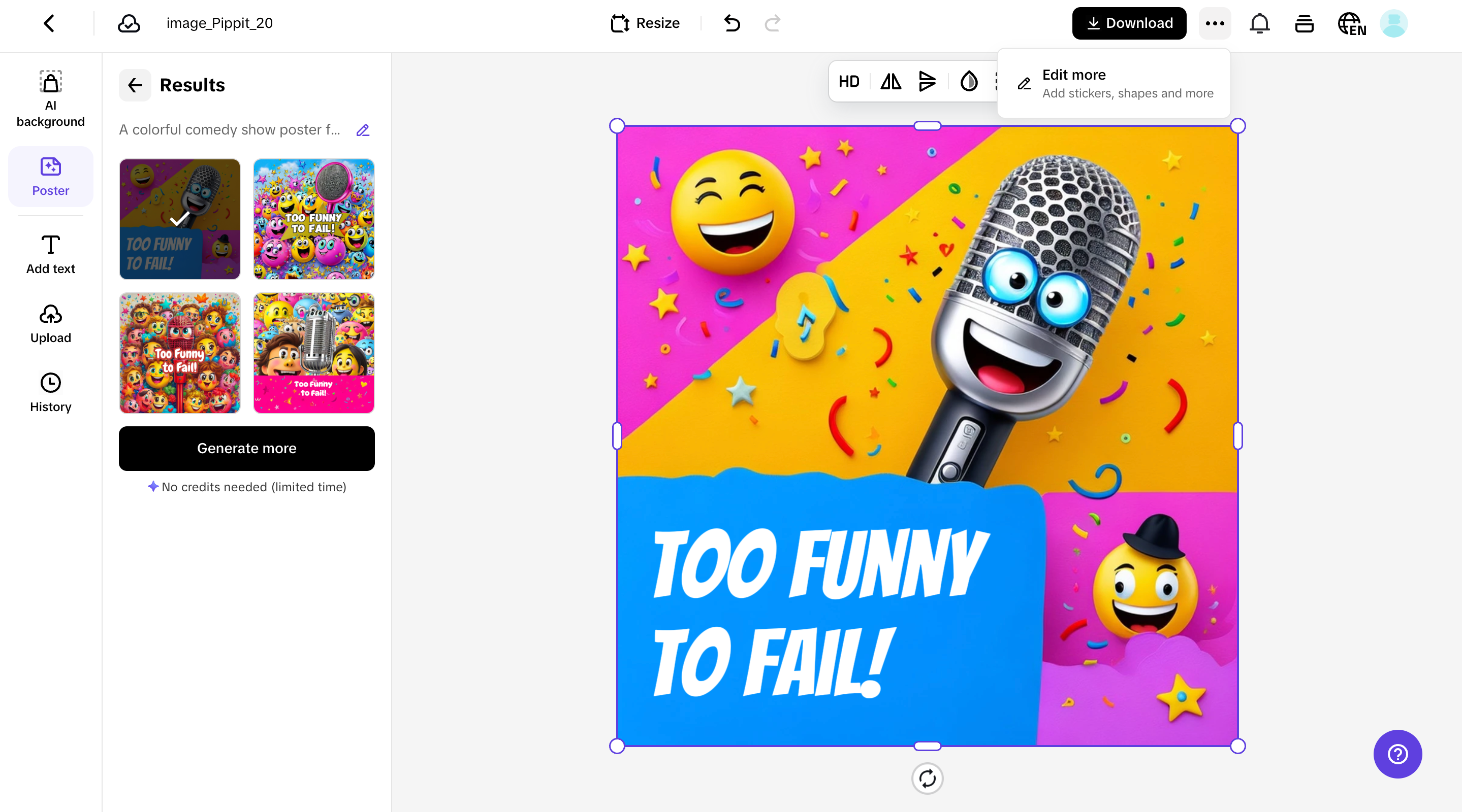 Customize your poster