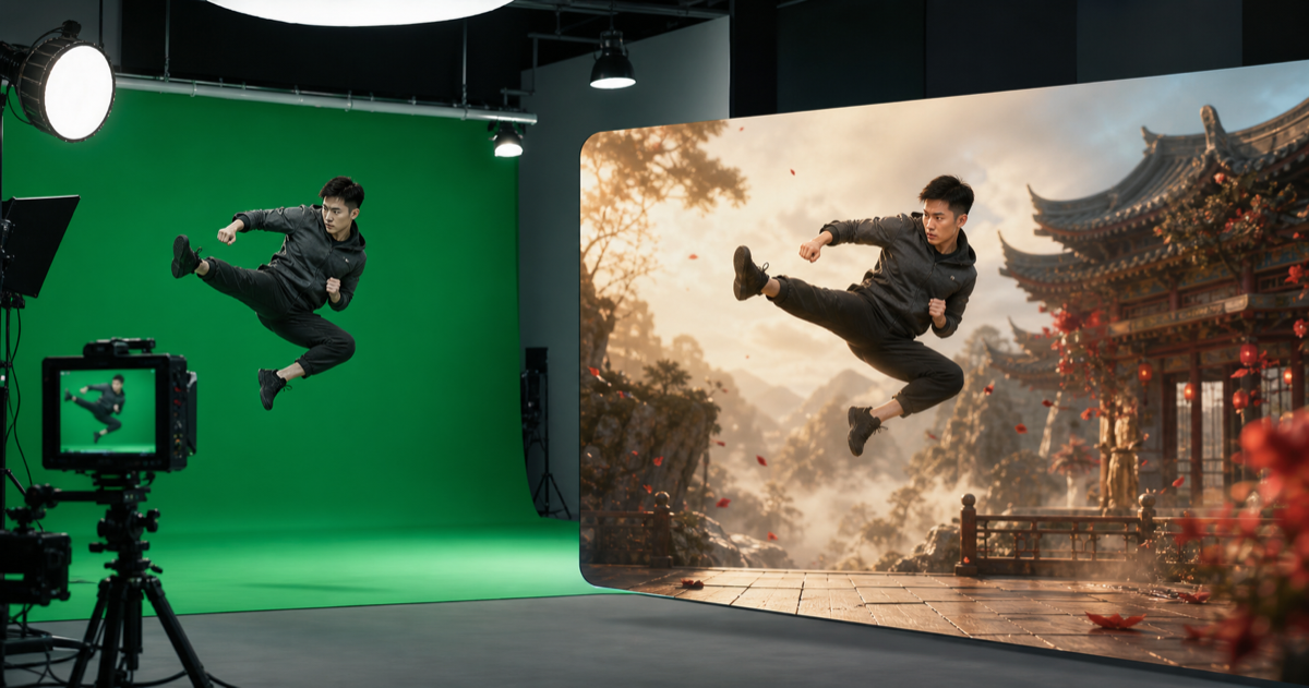 Seedance 2.5 green screen reference AI video generator in Dreamina