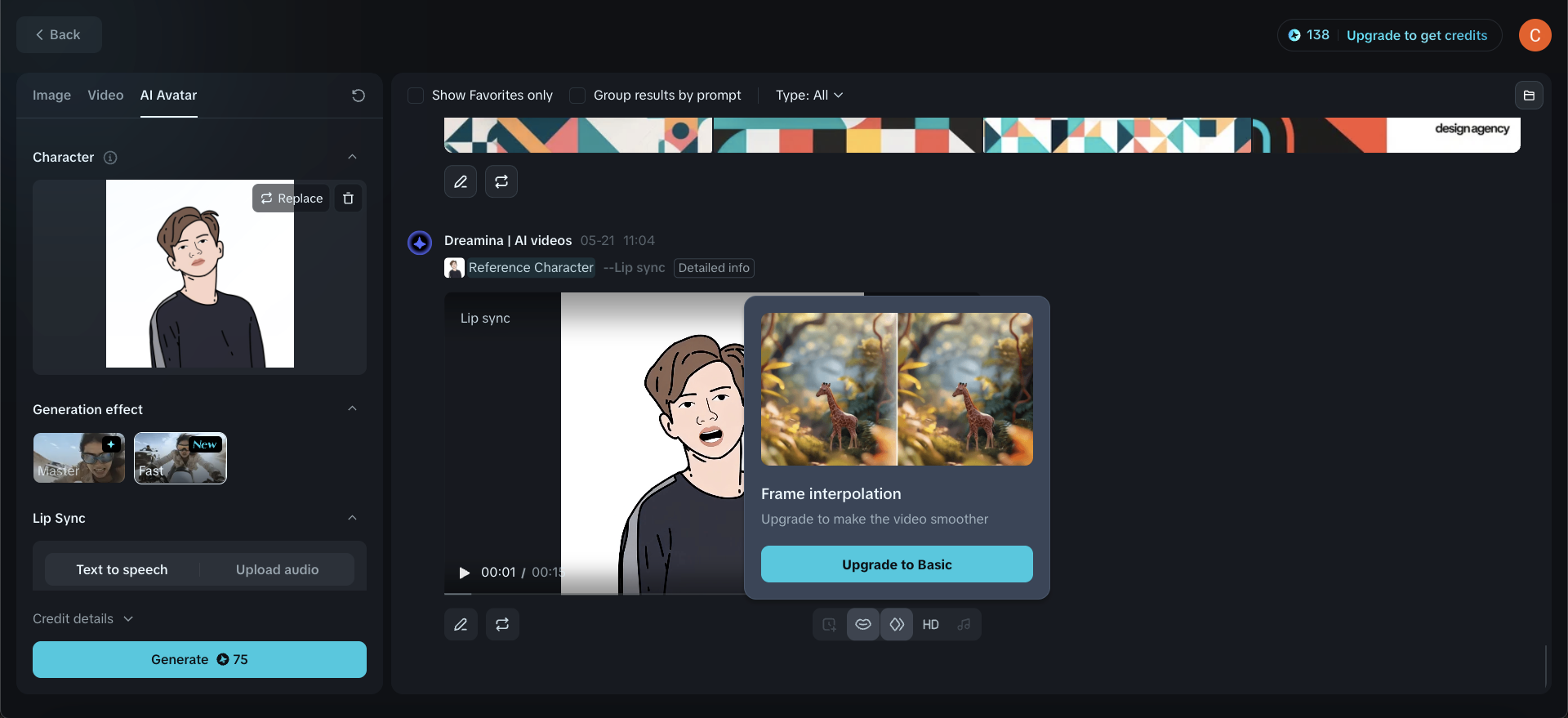 Interpolación de marcos