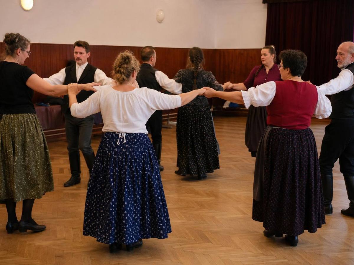 Generador de danza folclórica de IA, cubierta de aviso 1 en 4: 3