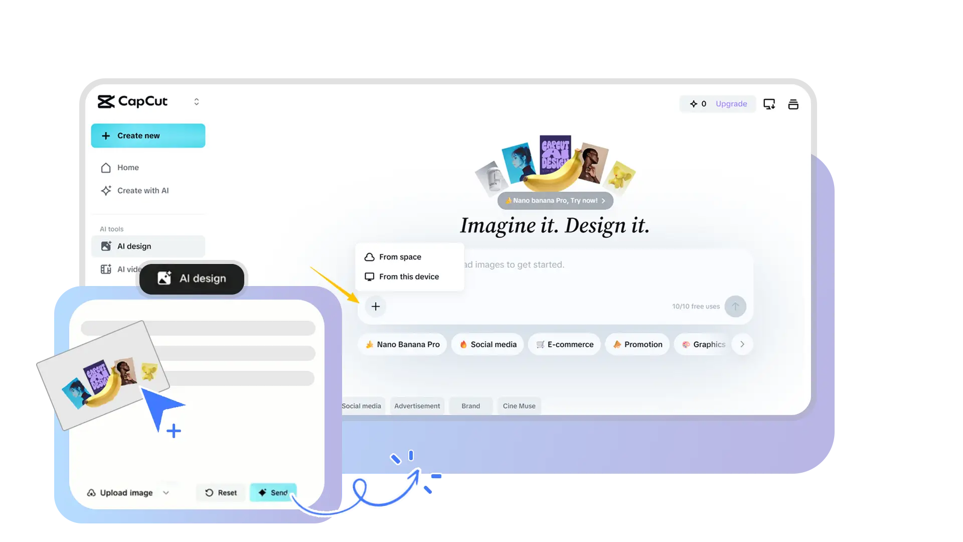 Upload your product images/videos
