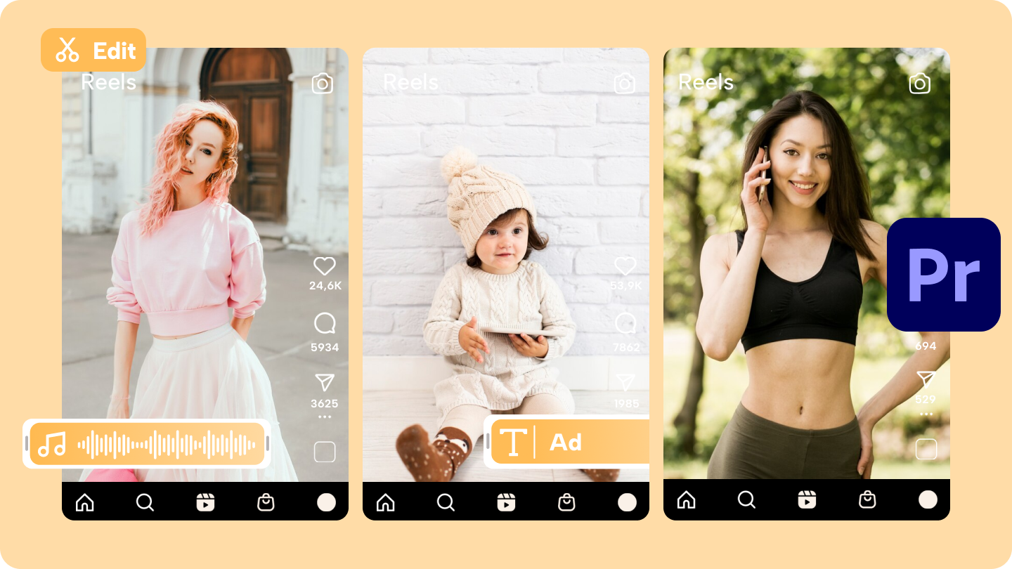 how to edit reels in premiere pro