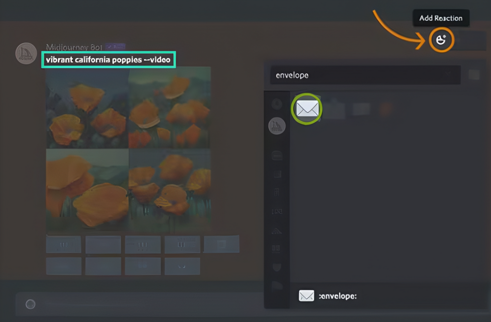 Используйте команду / imagine с --video