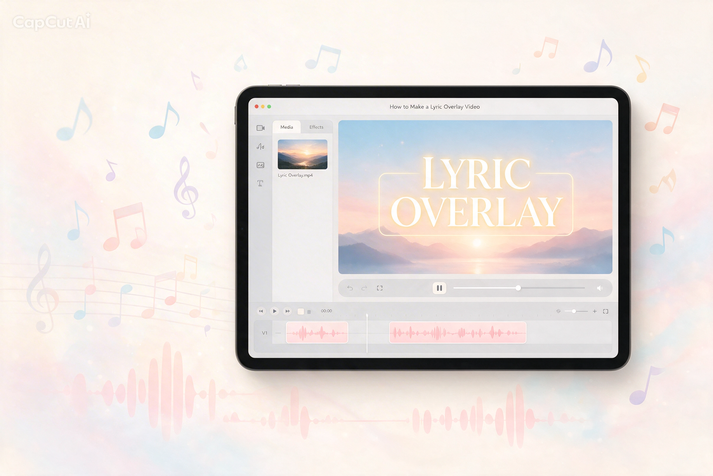 How to Make a Lyric Overlay Video