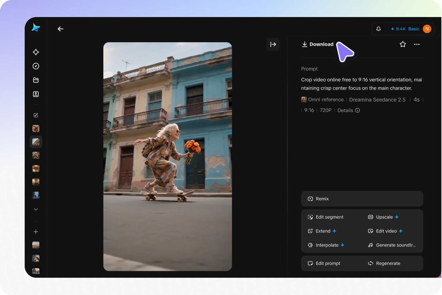 Step 3: Download your watermark-free video