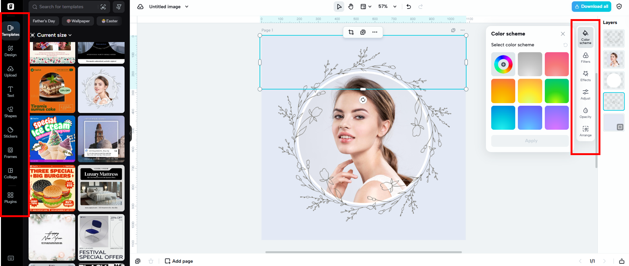 Refine and edit images