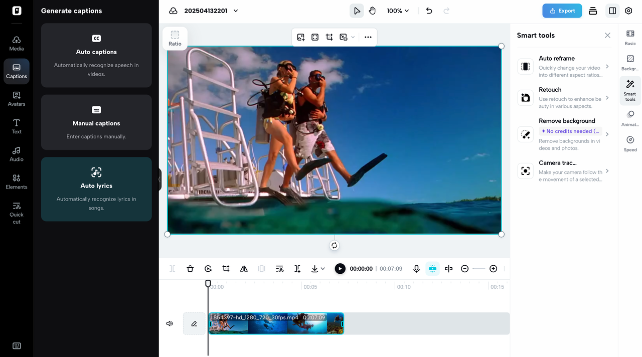 Advanced AI toolkits & editing suite