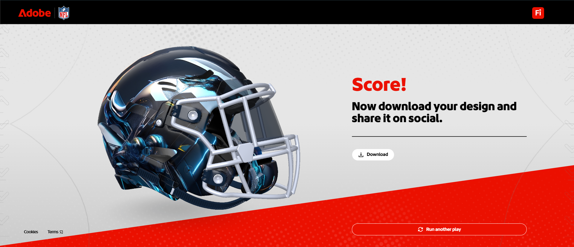 Adobe's helmet creator