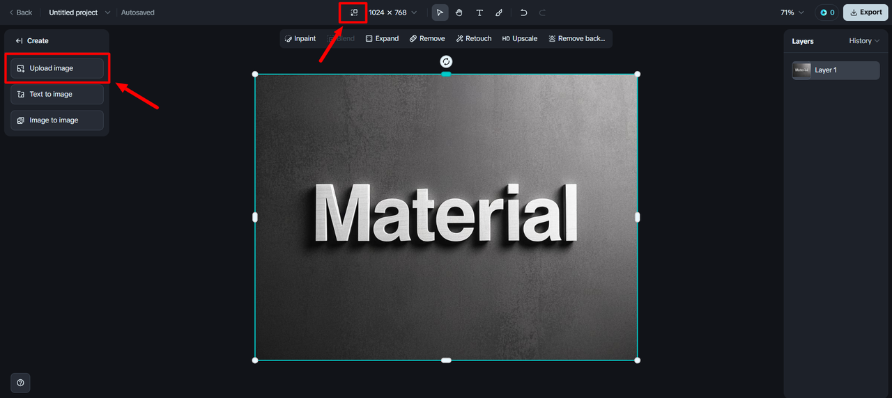 Upload image