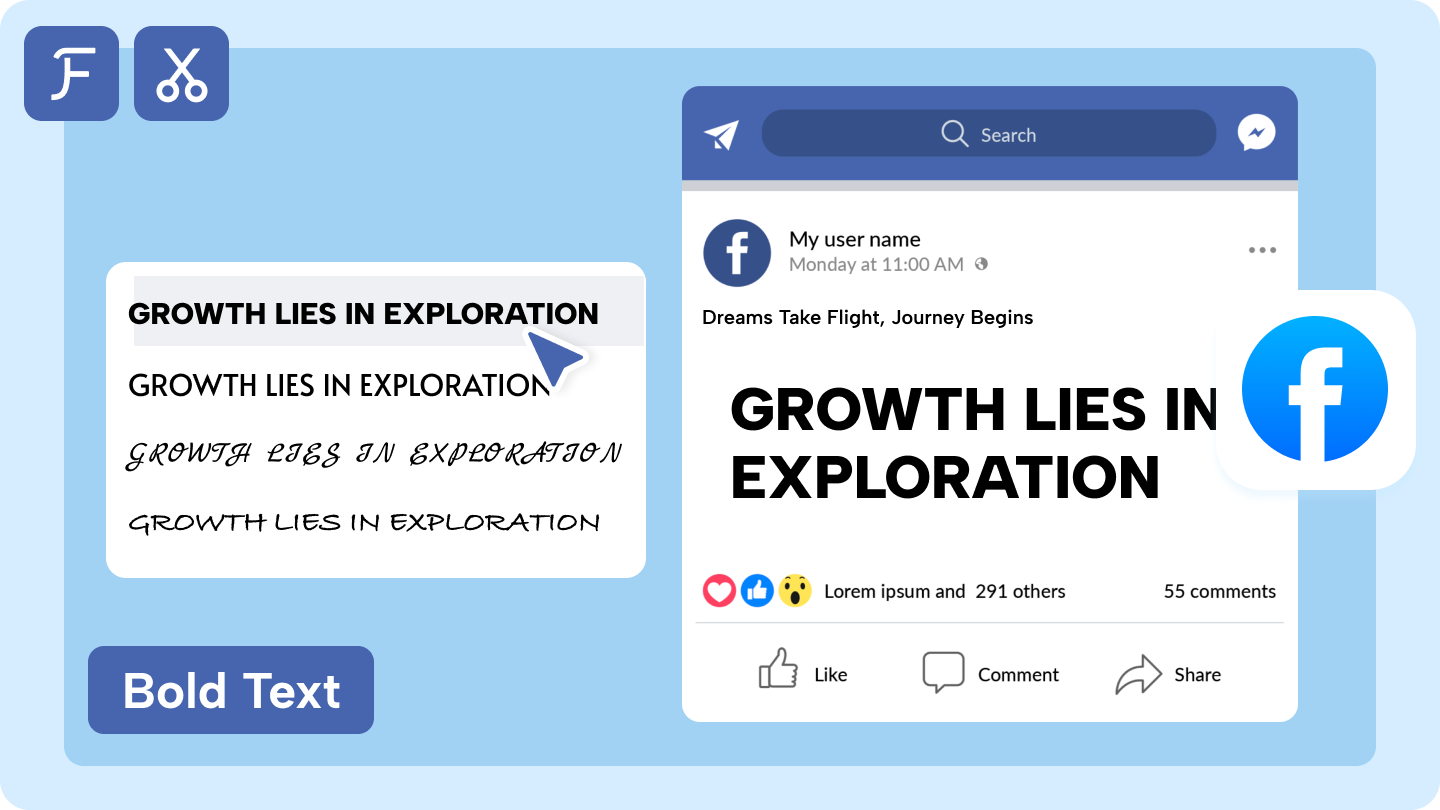 pogrubiony generator tekstu na facebooku