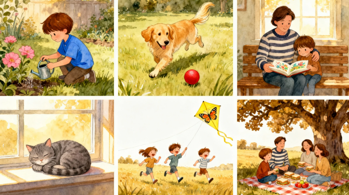 Storyboard and comic book images created in bulk