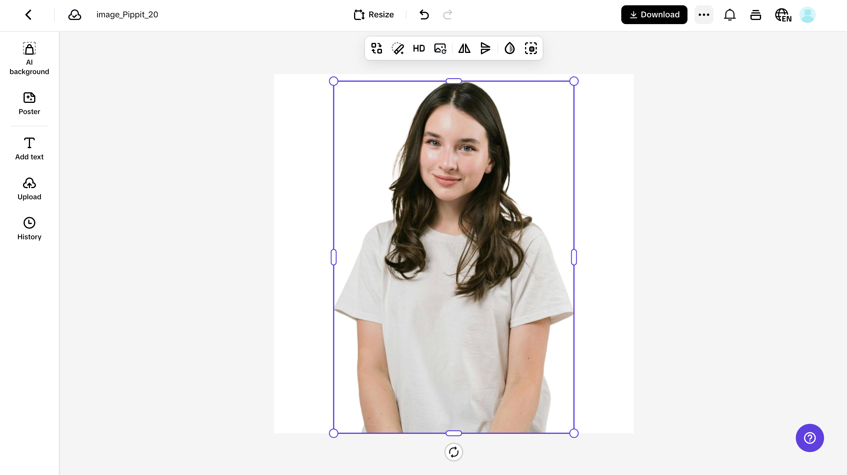Automatic background removal