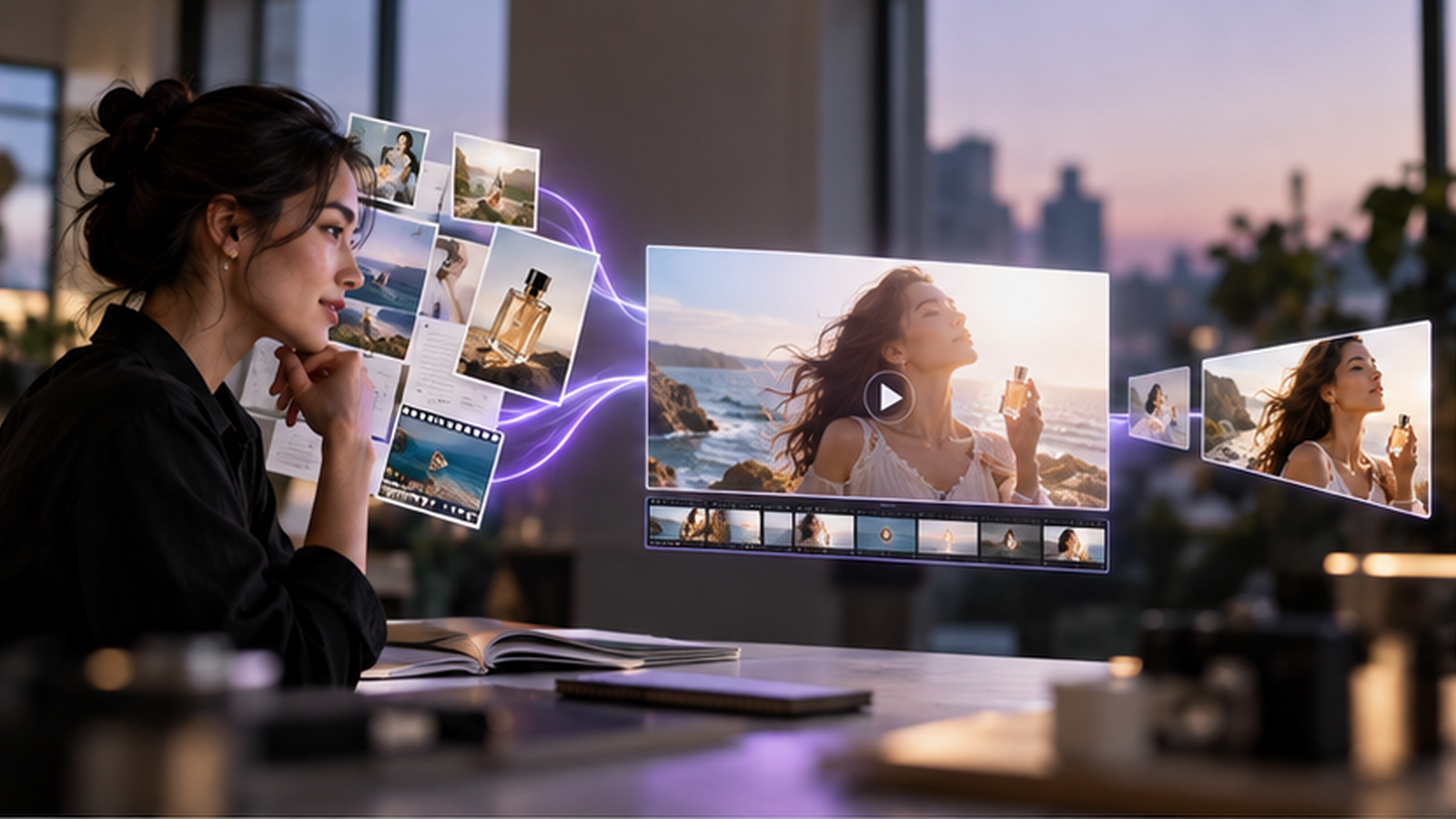 Original visual for Online AI Video Generator App for Marketing