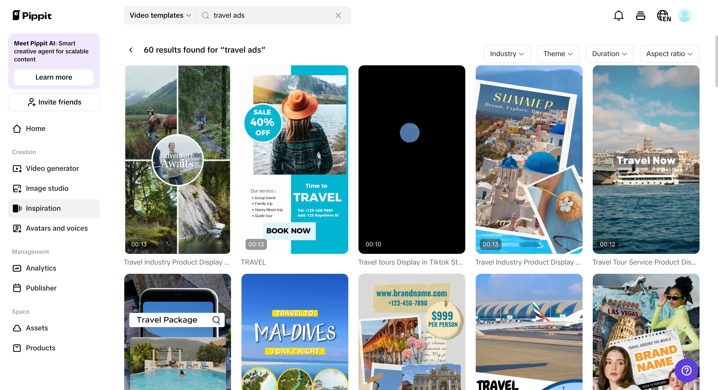 Piliin ang isang template