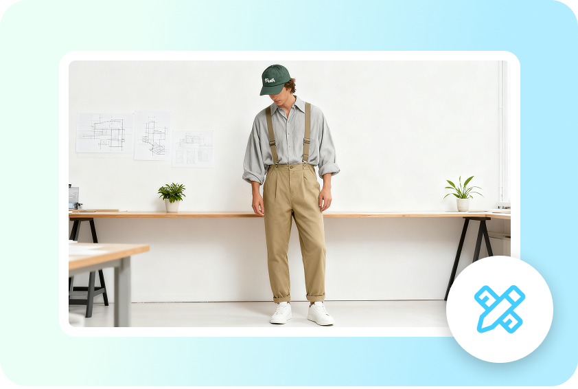 Lifelike fashion previews