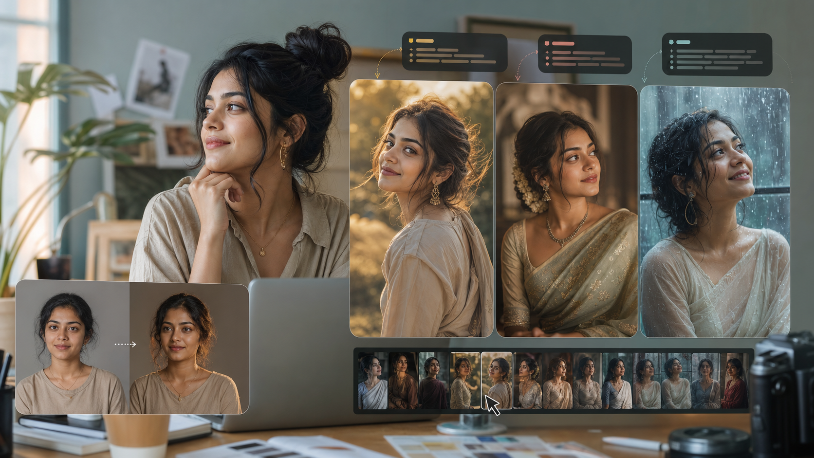 Dreamina AI image editor with prompt free workspace