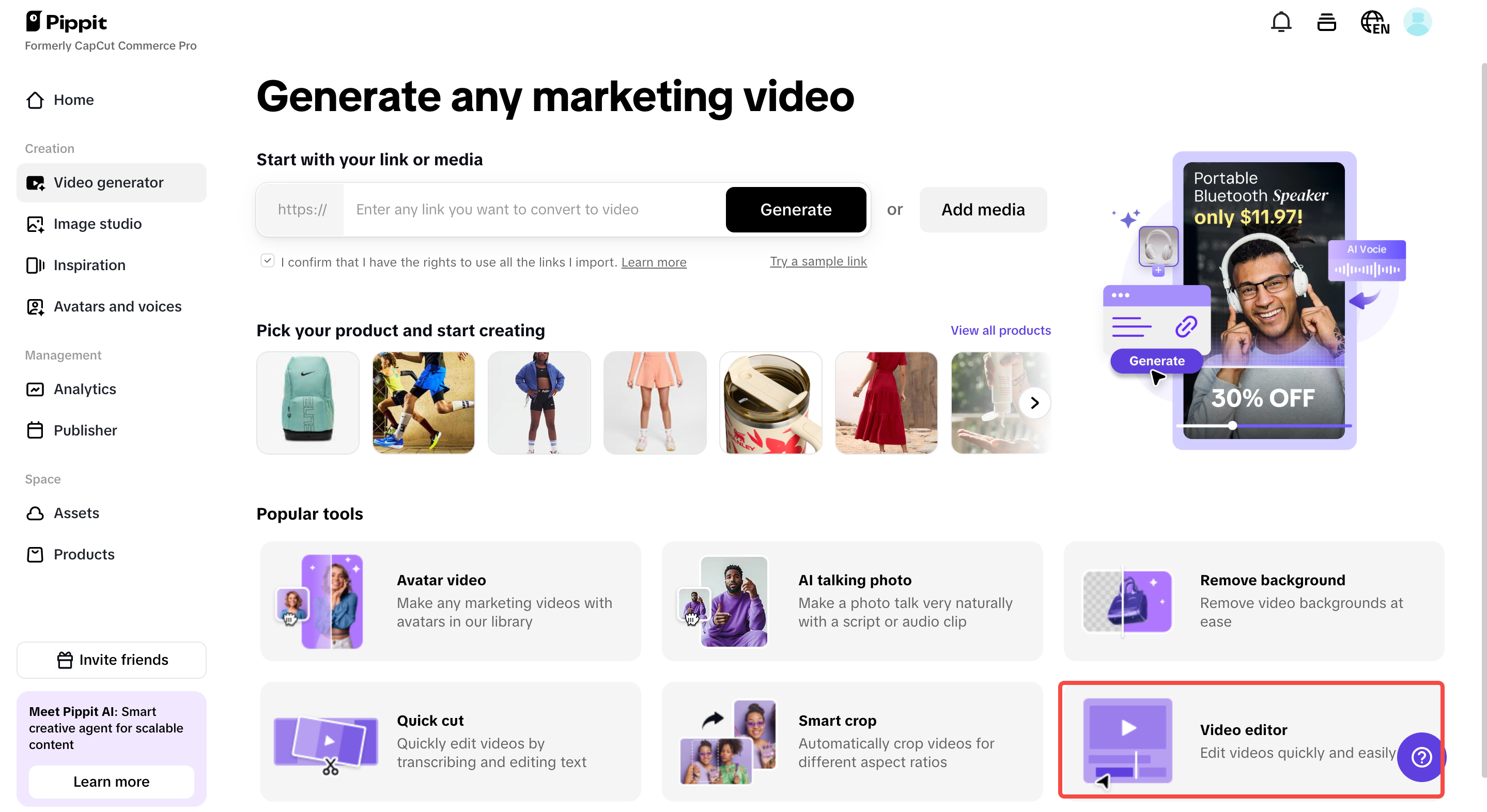 Access video editor