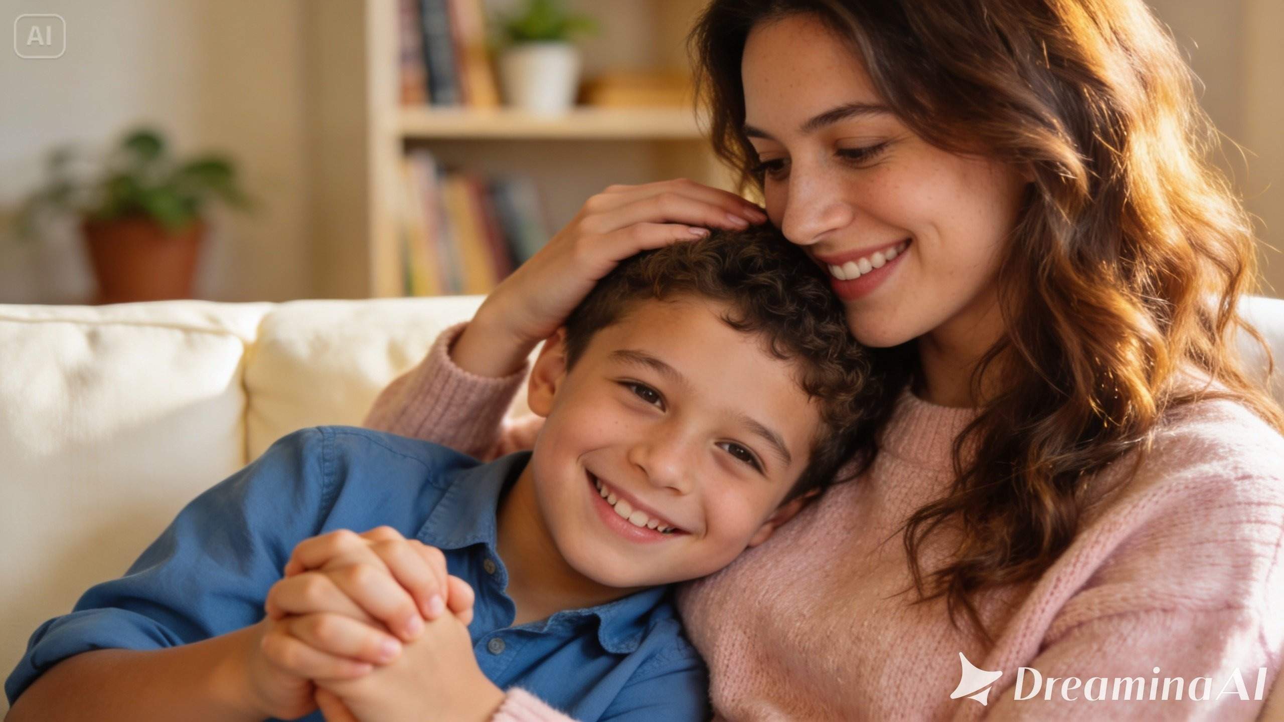 Animate greetings with ai video generator for a lively mother day ai photo message
