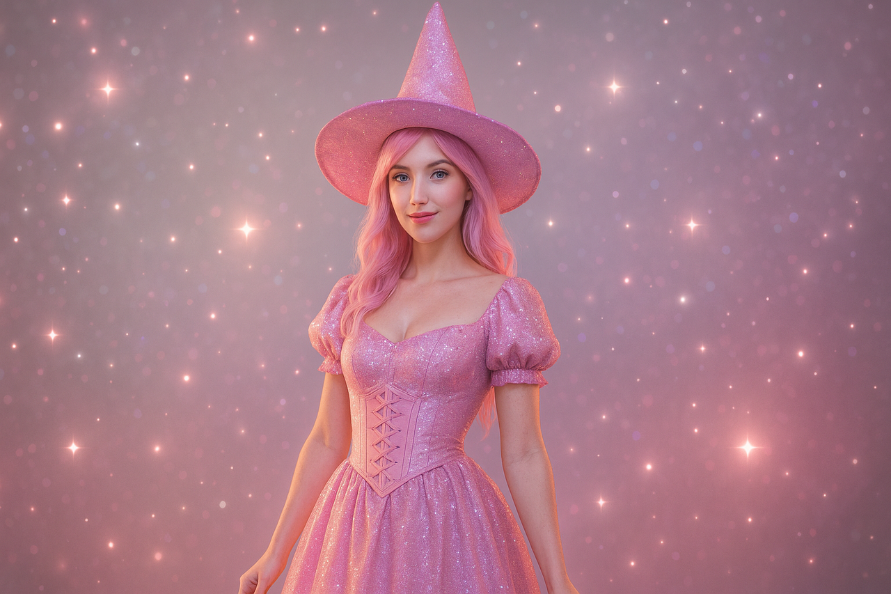 Kostým čarodějnice Barbie