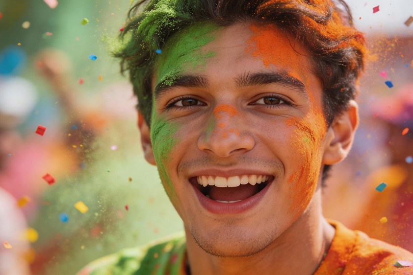 Color Explosion Holi Shot