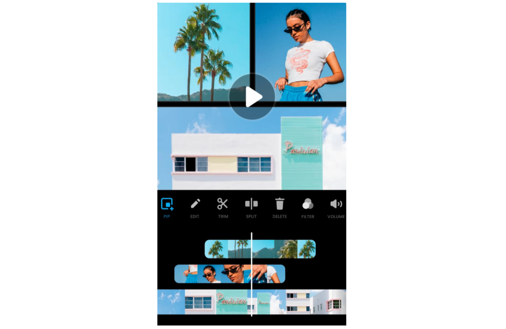 InShot Video Editor interface