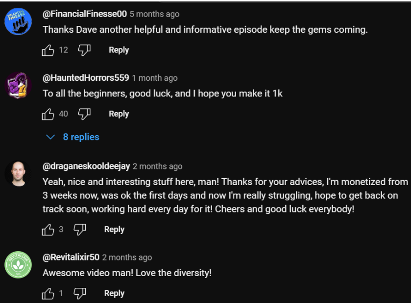 Visszajelzések tanulmányozása a YouTube-versenyelemzéshez