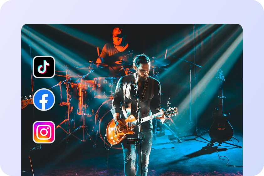 Captivating night social media videos