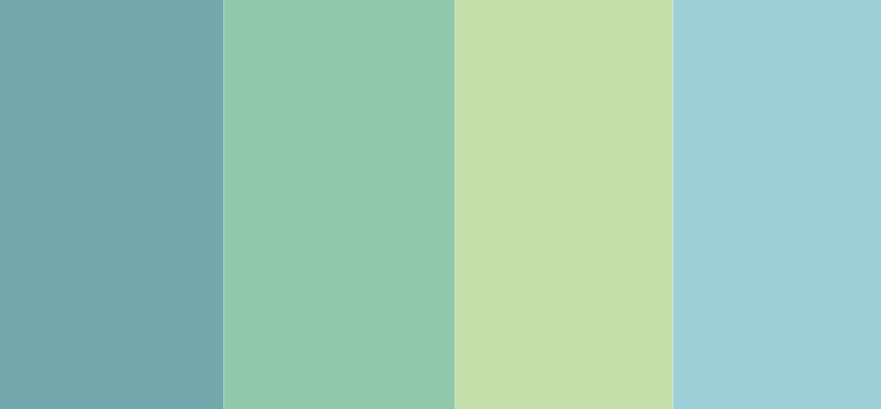 Cool pastel color combination