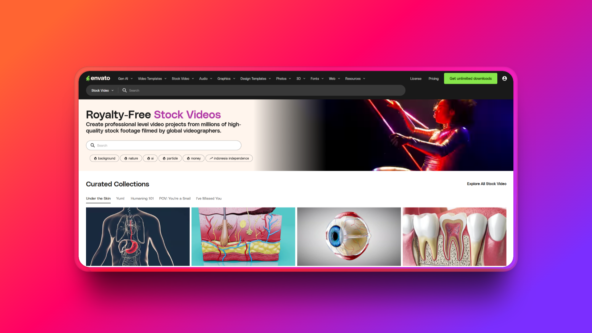 Envato video varlıkları