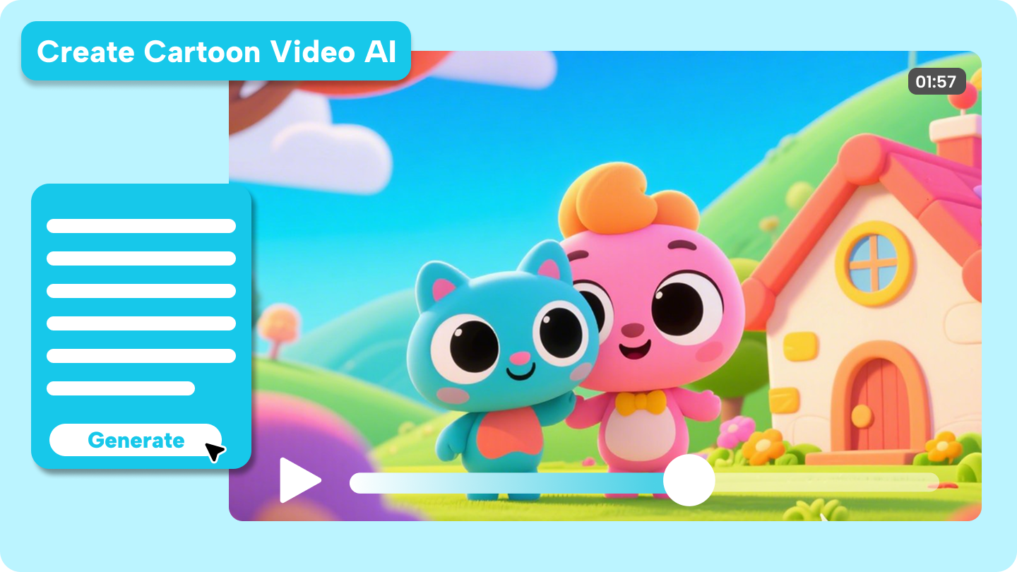 create cartoon video AI