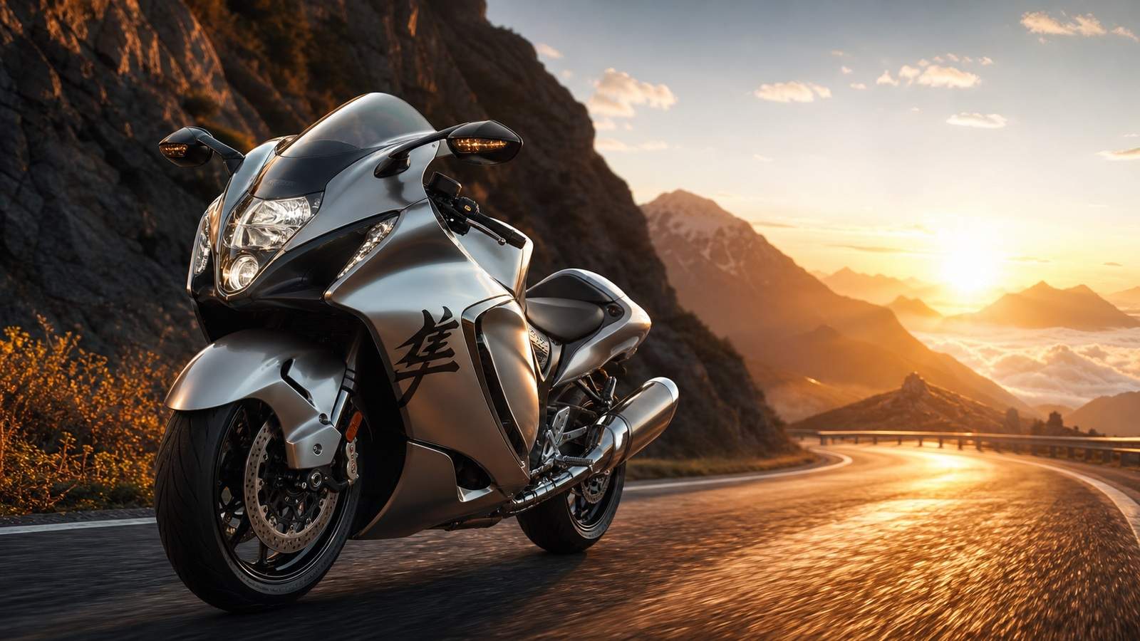 Suzuki Hayabusa AI Prompt example created for Dreamina