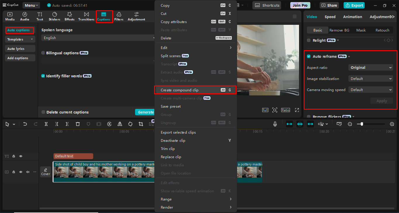 Customizing the video to make it fit for YouTube