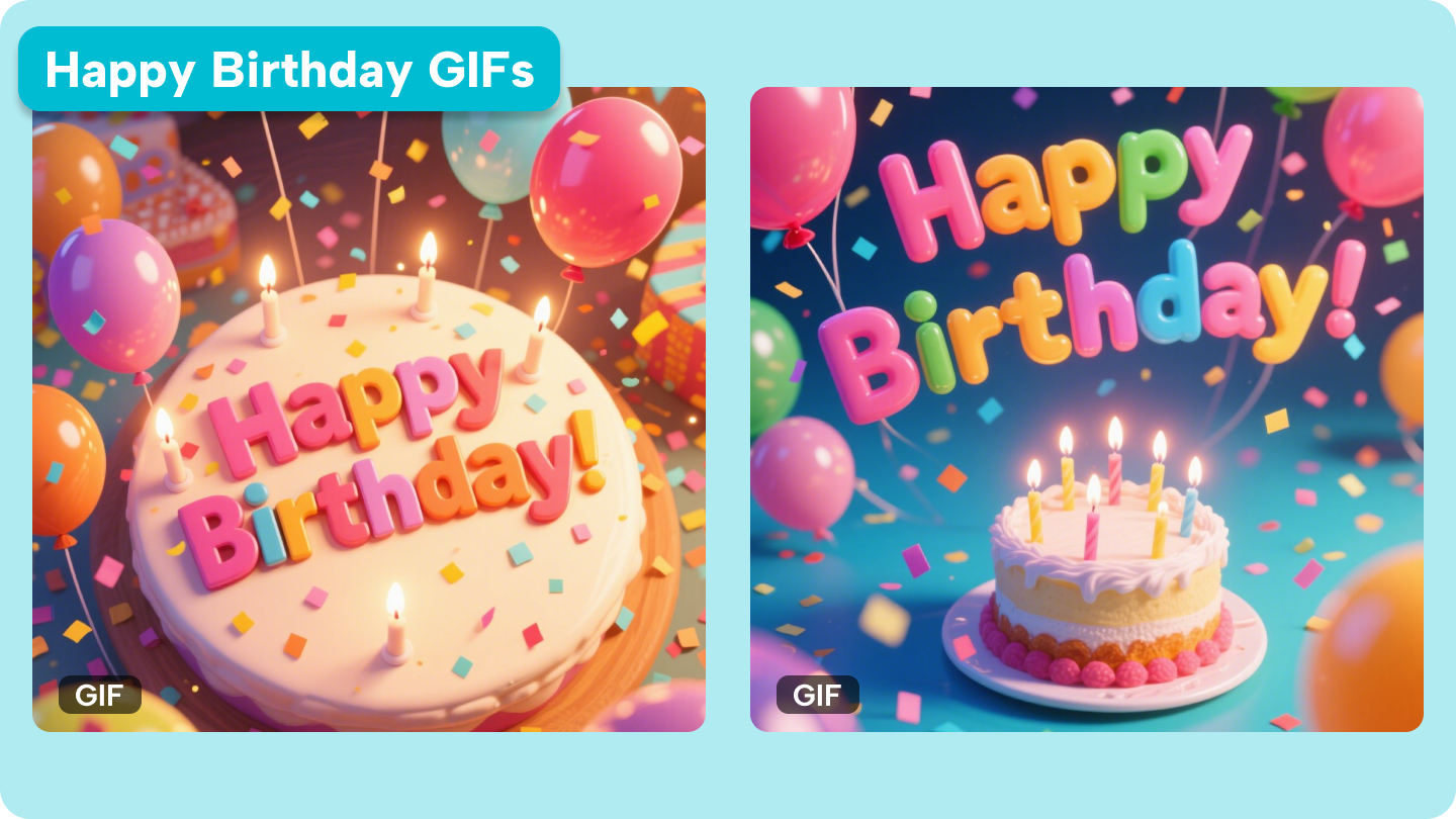 Gif Keyboard Via Images Happy Birthday