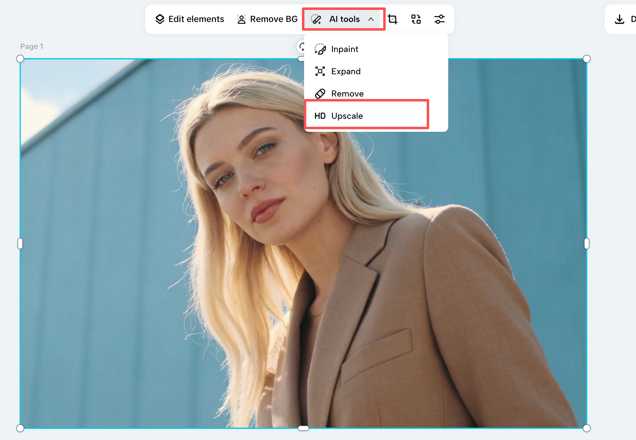 Upscale Your Image Using AI tools