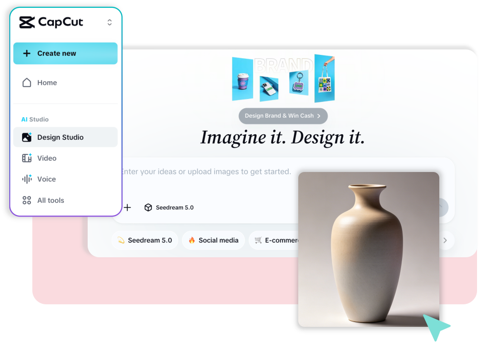 Accédez à Design Studio et Prompt